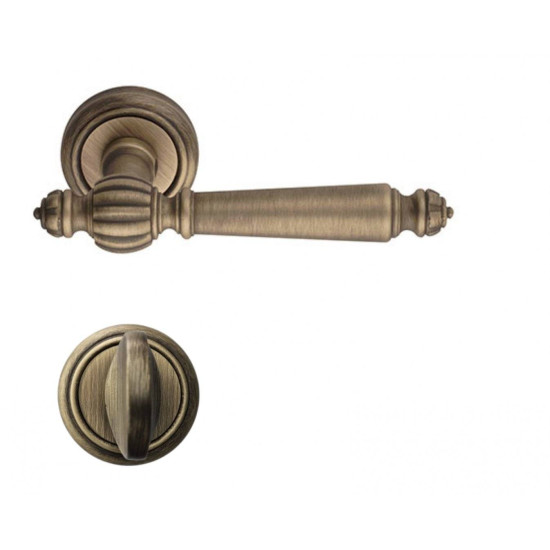 Manere usi DEMETRA patinat mat cu rozeta wc