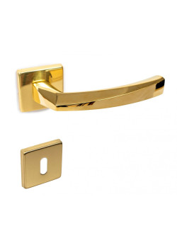 Manere usi Diamond auriu lucios cu rozeta cheie