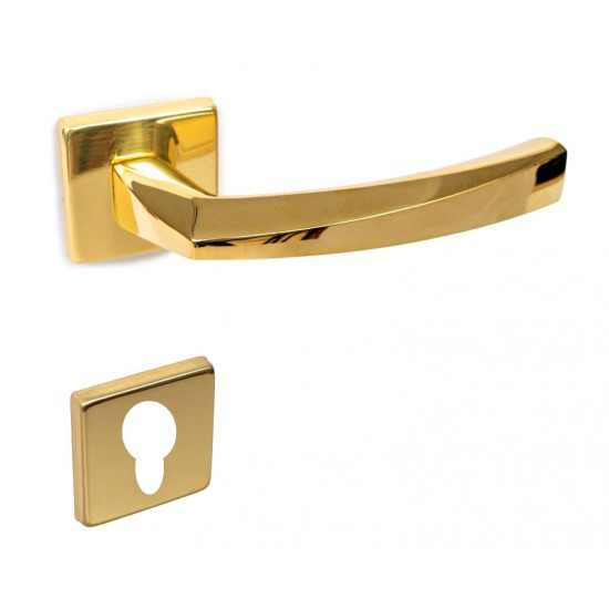 Manere usi Diamond auriu lucios cu rozeta yala