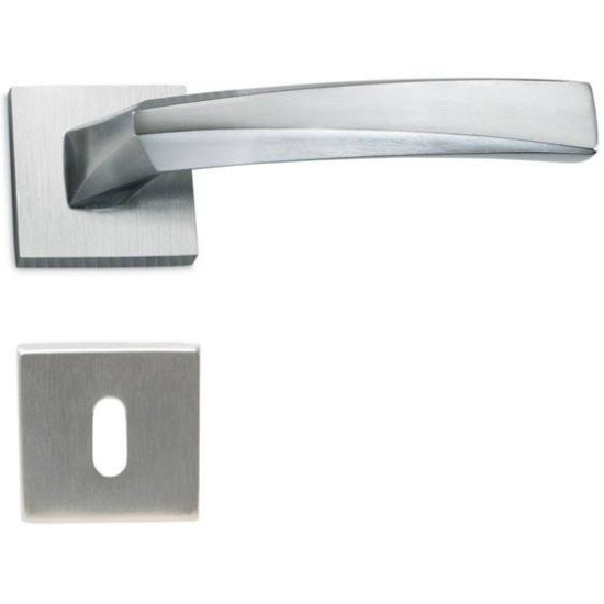 Manere usi Diamond crom satin cu rozeta cheie