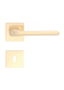 Manere usi DIVA Q auriu satin lucios cu rozeta cheie