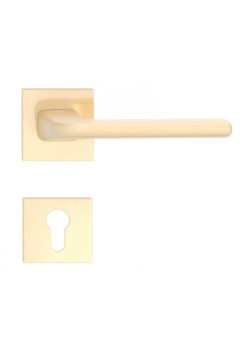 Manere usi DIVA Q auriu satin lucios cu rozeta yala