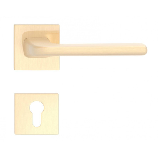 Manere usi DIVA Q auriu satin lucios cu rozeta yala