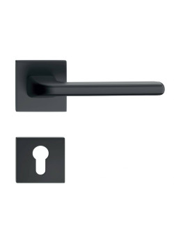 Manere usi DIVA Q negru mat cu rozeta yala