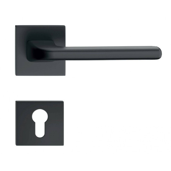 Manere usi DIVA Q negru mat cu rozeta yala