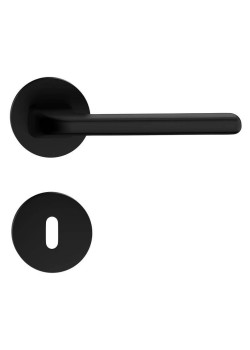 Manere usi DIVA R negru mat cu rozeta cheie