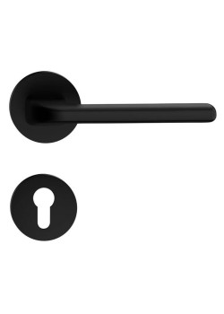 Manere usi DIVA R negru mat cu rozeta yala