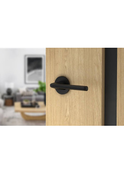 Manere usi DIVA R negru mat cu rozeta yala