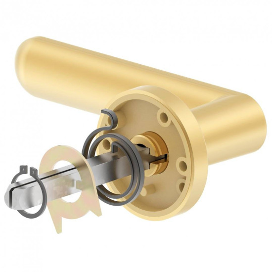 Manere usi DORO ( COMFY ) auriu mat cu rozeta cheie