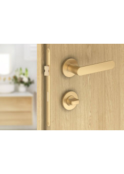 Manere usi DORO ( COMFY ) auriu mat cu rozeta wc