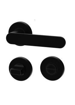 Manere usi DORO ( COMFY ) negru cu rozeta wc