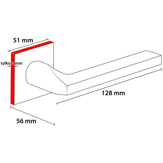 Manere usi ELSA negru mat