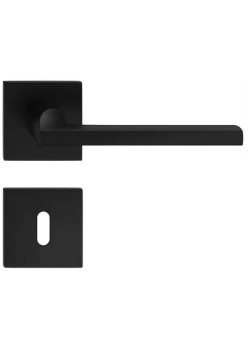 Manere usi ELSA negru mat cu rozeta cheie
