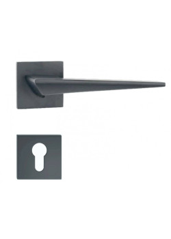 Manere usi ENZO negru mat rozeta yala Manere usi ENZO negru mat rozeta yala