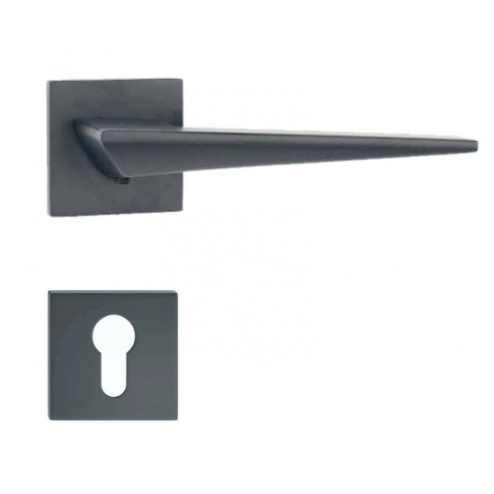 Manere usi ENZO negru mat rozeta yala