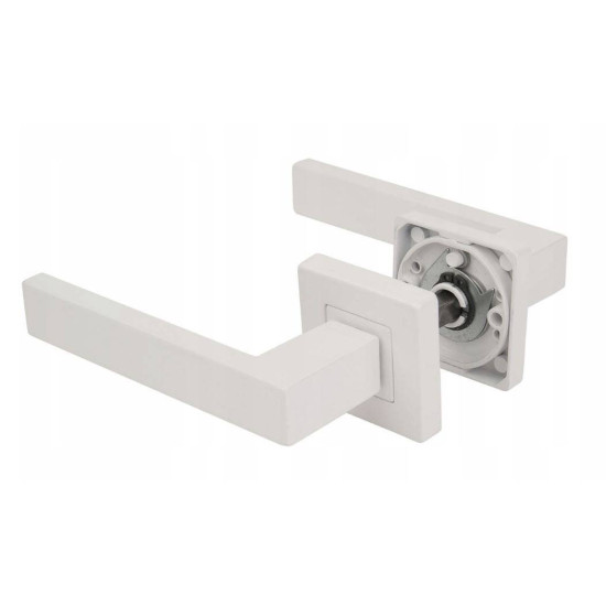 Manere usi ERGO alb mat cu rozeta wc