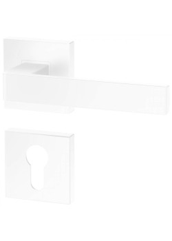 Manere usi ERGO alb mat cu rozeta yala