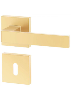 Manere usi ERGO auriu mat cu rozeta cheie