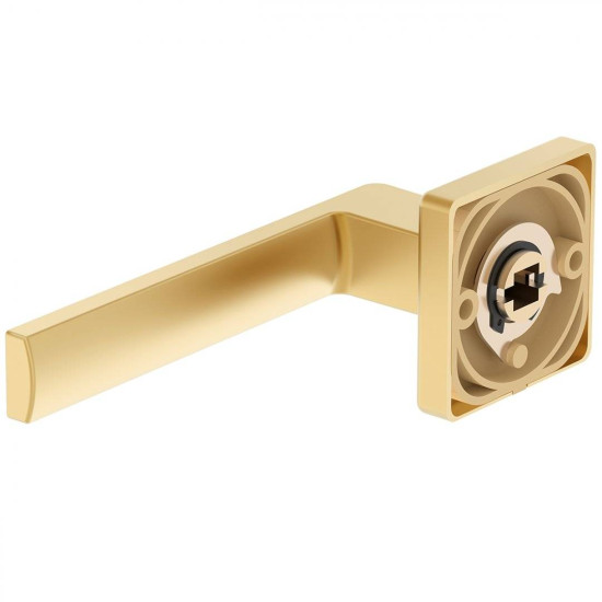 Manere usi ERGO auriu mat cu rozeta cheie