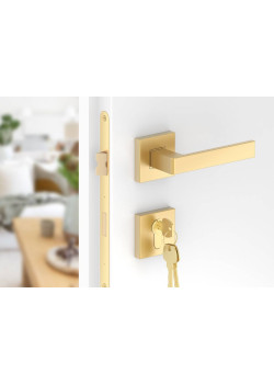 Manere usi ERGO auriu mat cu rozeta yala