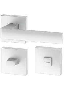 Manere usi Ergo cu rozeta wc crom satin