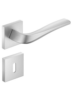 Manere usi Flow Q crom satin cu rozeta cheie