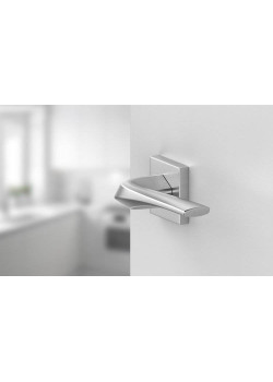 Manere usi Flow Q crom satin cu rozeta cheie