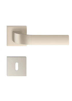 Manere usi FOCUS nichel velvet cu rozeta cheie