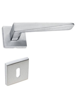 Manere usi Fuji crom satin cu rozeta cheie