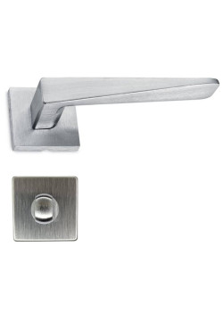 Manere usi Fuji crom satin cu rozeta wc