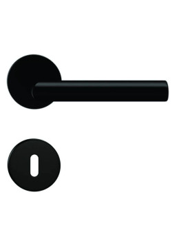 Manere usi Giulia ( ELLE ) negru mat cu rozeta cheie