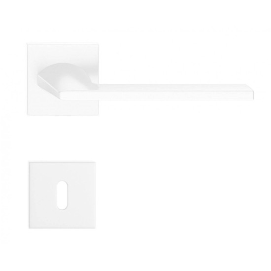 Manere usi HARMONY SLIM alb cu rozeta cheie