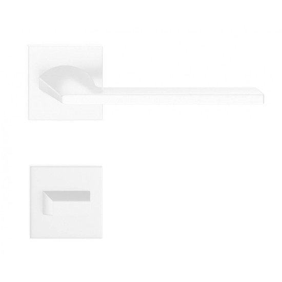 Manere usi HARMONY SLIM alb cu rozeta wc