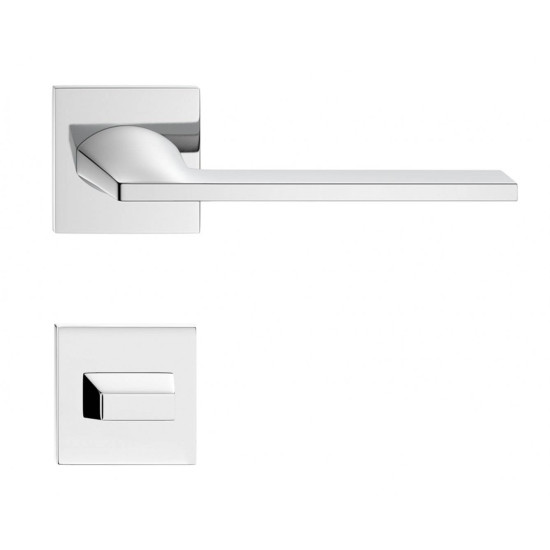 Manere usi HARMONY SLIM crom lucios cu rozeta wc