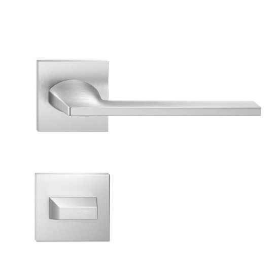 Manere usi HARMONY SLIM crom satin cu rozeta wc