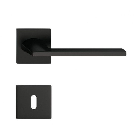 Manere usi HARMONY SLIM negru mat cu rozeta cheie
