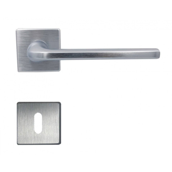 Manere usi Holiday cu rozeta cheie crom satin