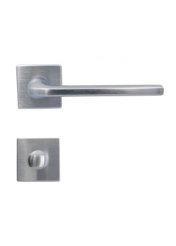 Manere usi Holiday cu rozeta wc crom satin