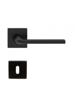 Manere usi Holiday negru mat cu rozeta cheie