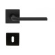 Manere usi Holiday negru mat cu rozeta cheie