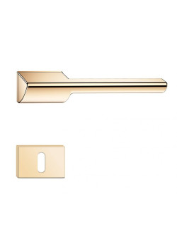 Manere usi Horizon auriu lucios cu rozeta cheie