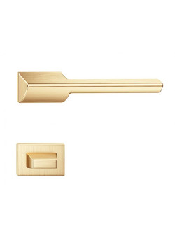 Manere usi Horizon auriu satin cu rozeta wc