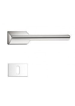 Manere usi Horizon crom lucios cu rozeta cheie