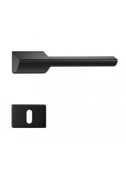 Manere usi Horizon negru cu rozeta cheie