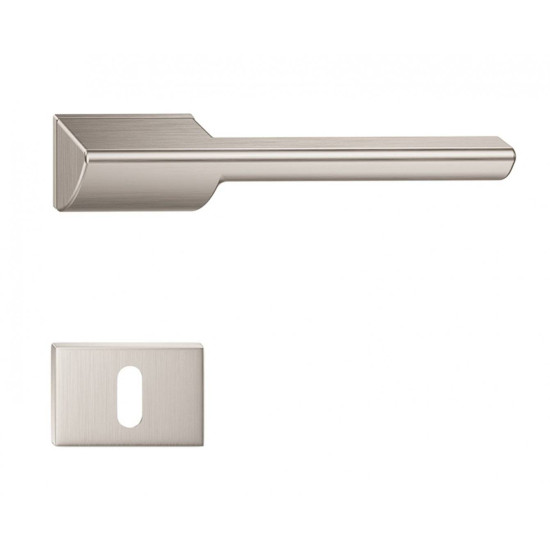 Manere usi Horizon nichel satin cu rozeta cheie