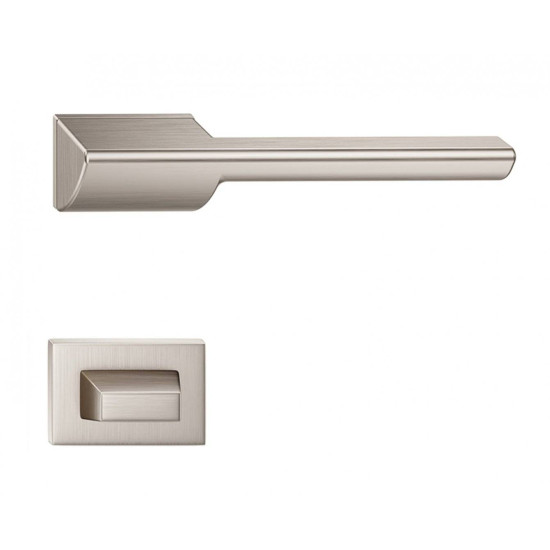 Manere usi Horizon nichel satin cu rozeta wc