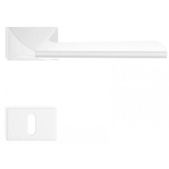 Manere usi IMPERA alb cu rozeta cheie