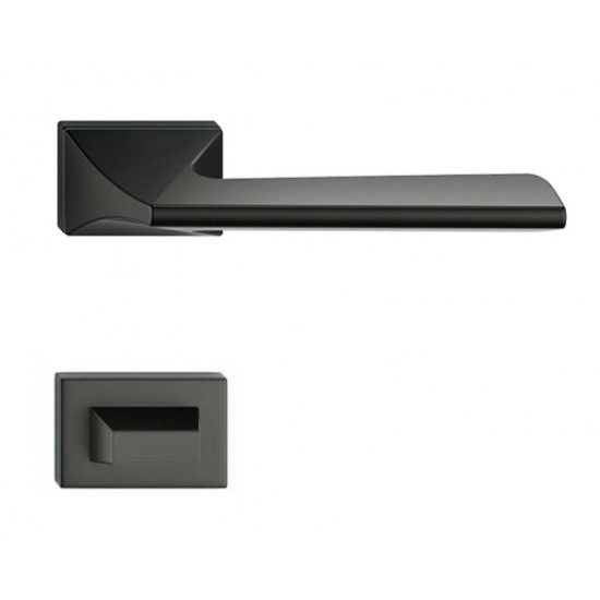 Manere usi Impera negru cu rozeta wc