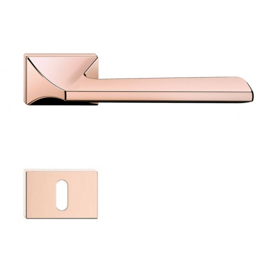 Manere usi IMPERA cupru PVD cu rozeta cheie