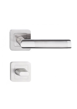 Manere usi JARO Q ( DARO ) crom-nichel cu rozeta wc